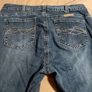 Cowgirl Tuff Dark Don’t Fence Me In Jean 38